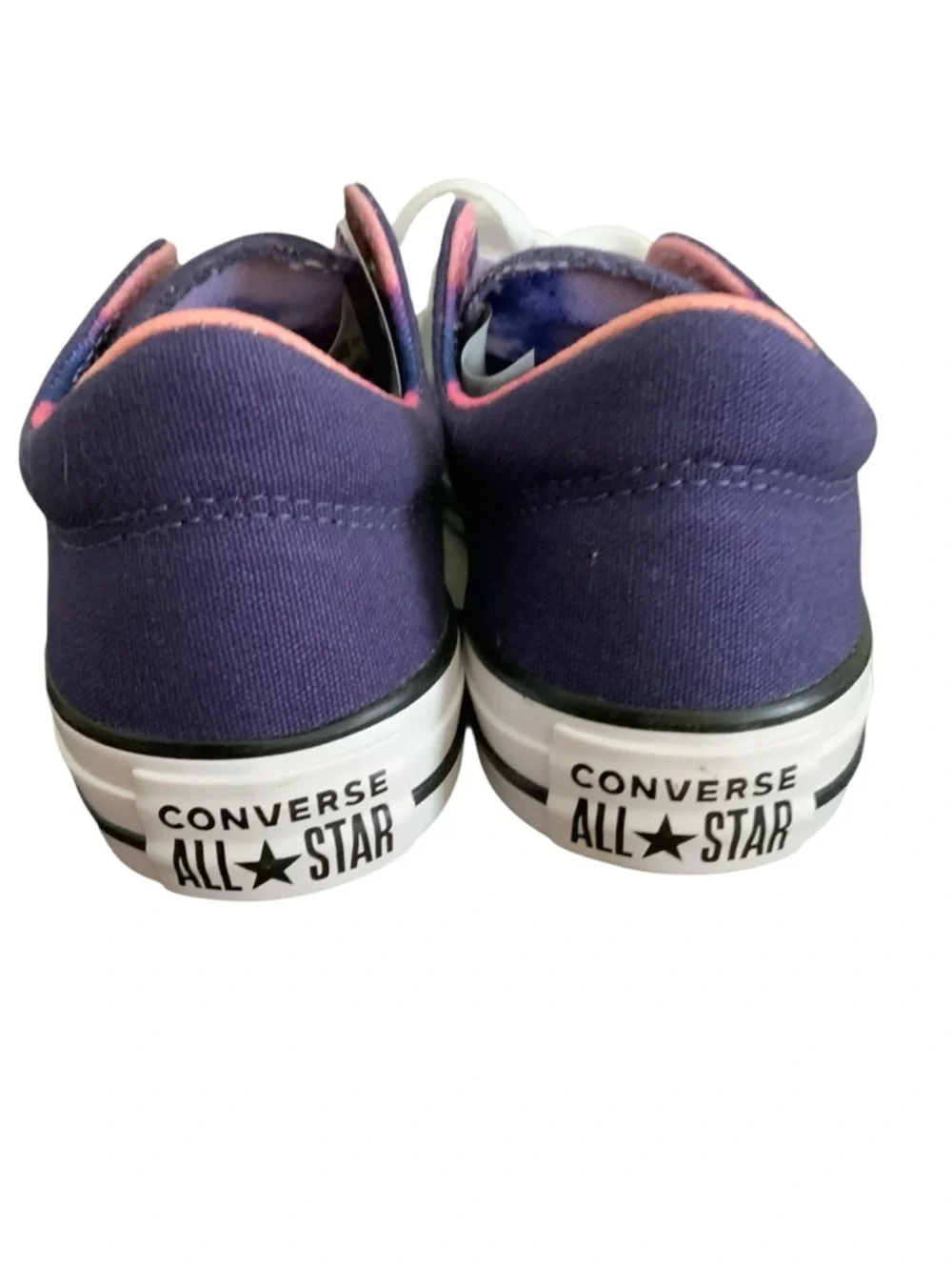 Converse All Star Womens 6 Shoes Canvas Sneakers 569771F Purple - Picture 4 of 6